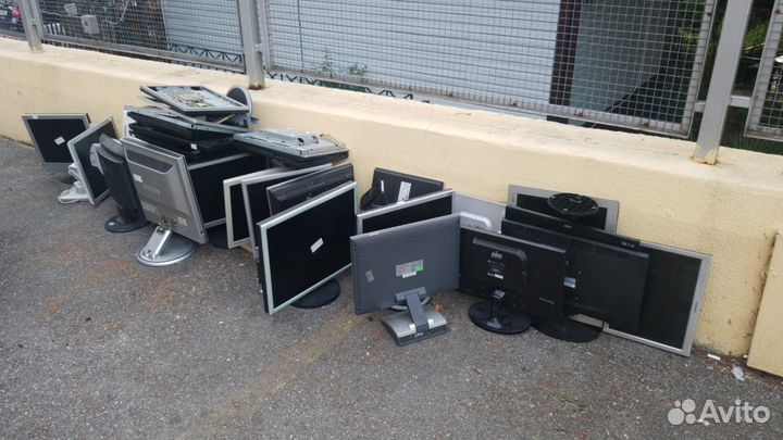 33 монитора ЖК led ips на детали разбор