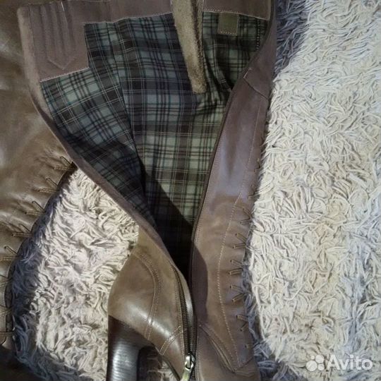 Сапоги из натуральной кожи