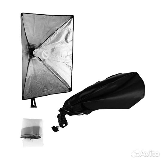 Студийный свет софтбок, комплект 2х115w