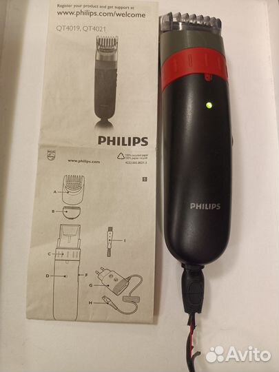 Машинка для стрижки волос и бороды Philips QT4019
