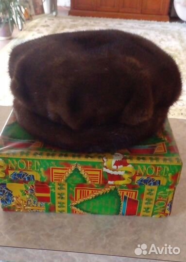 Шапка норковая женская новая, 58р