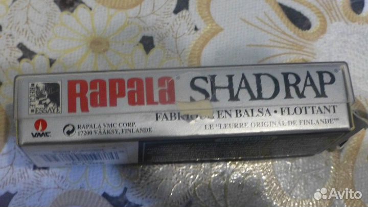 Воблеры Rapala Shad Rap SR07 Shad Deep Runner ориг