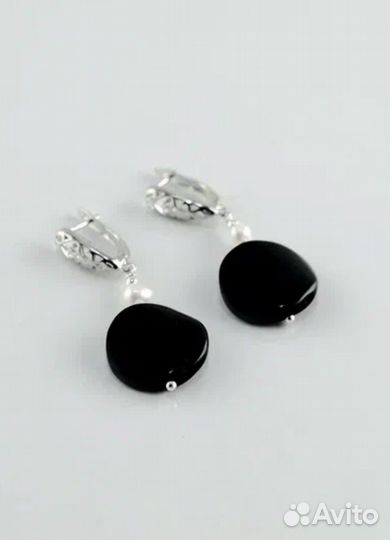 Браслет и серьги из натуральных камней