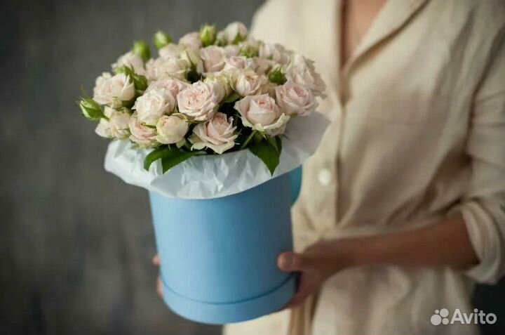 Розы в коробке