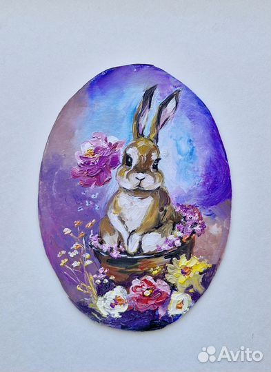 Картина маслом миниатюра