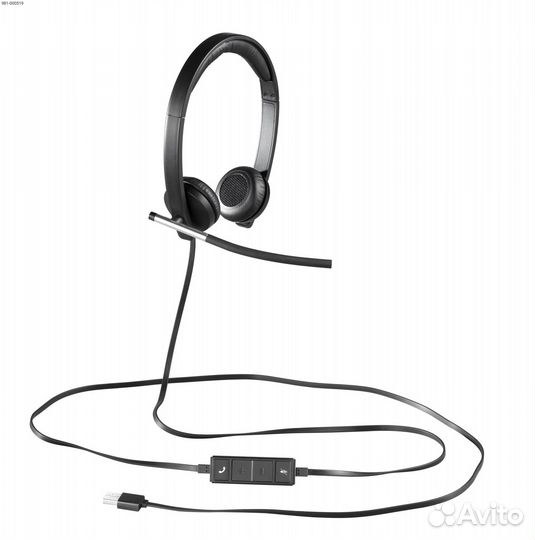 Гарнитура Logitech H650E USB Чёрный, 981-000519