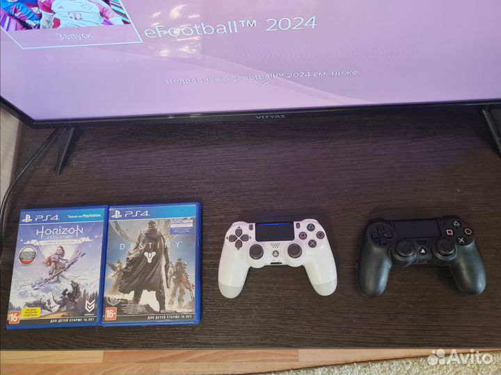 Sony PS4 2 джойстика +игры