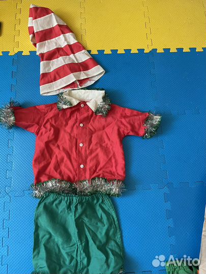 Новогодний костюм для мальчика Буратино