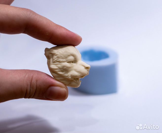 Силиконовый молд лицо