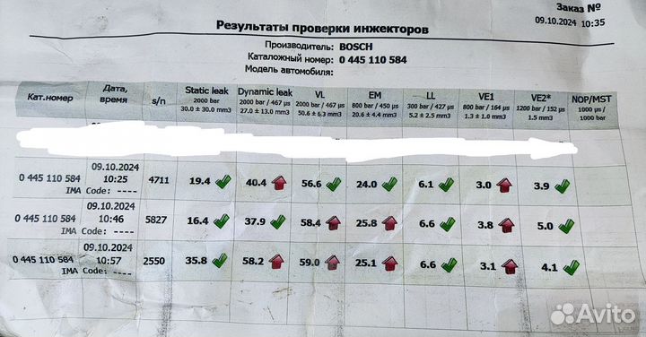 Форсунка топливная Bosch 0445110584