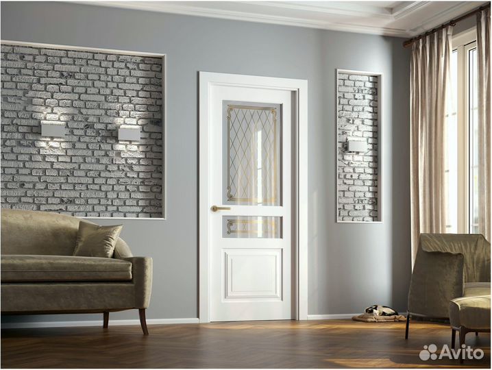 Дверь межкомнатная массив. Доставка и установка