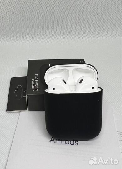Apple AirPods 2 (1:1) + Чехол в подарок
