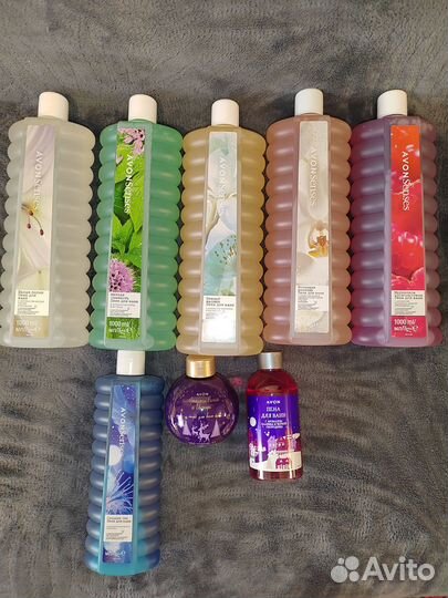 Avon гель пена мыло спрей для тела