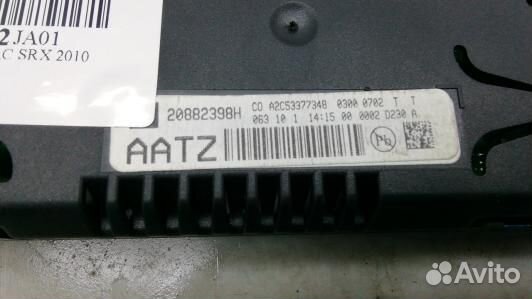 Монитор cadillac SRX 2 (72F02JA01)