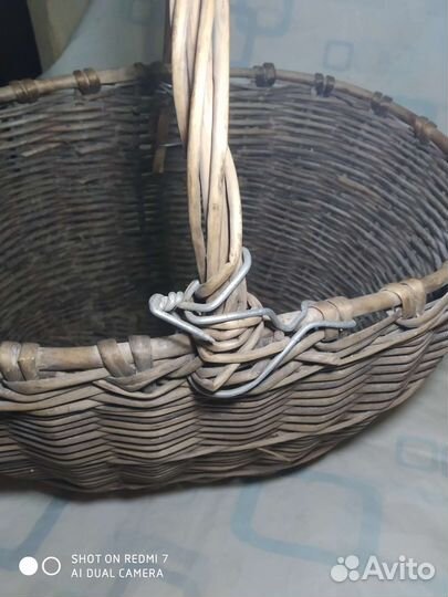 Корзина плетеная
