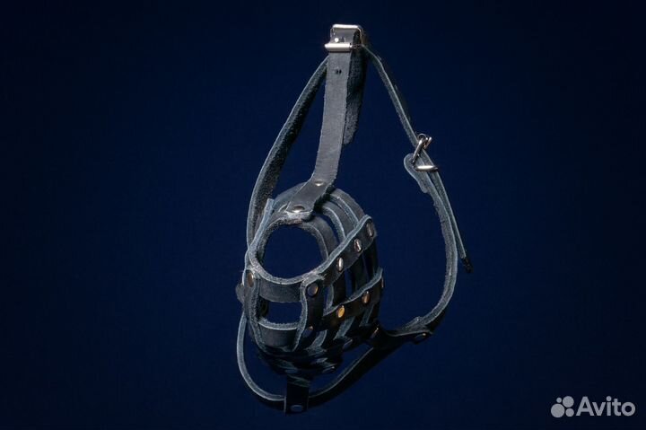 Намордник кожаный для собак