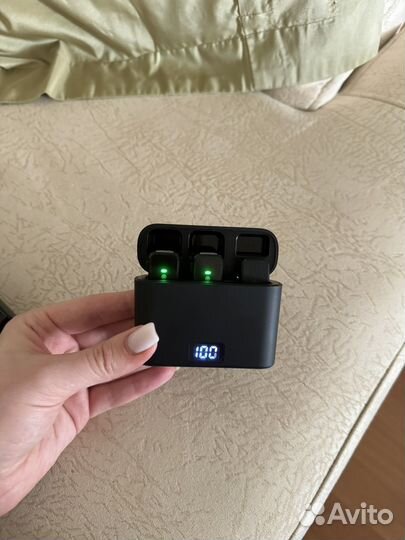 Микрофон петличный беспроводной для айфона