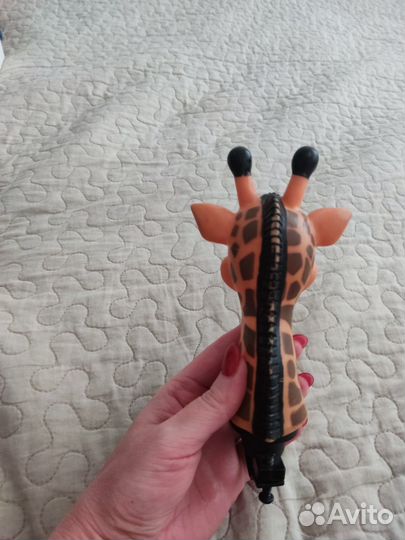 Звонок, игрушка на самокат или велосипед жираф