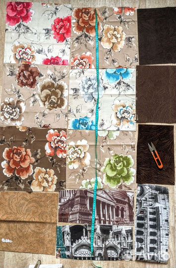 Пакет кусочков мебельной ткани