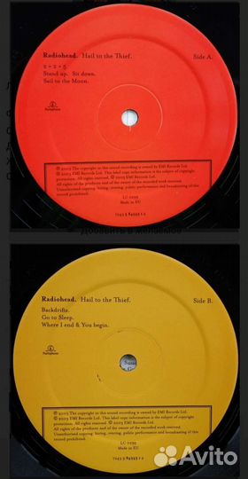 Пластинка Radiohead Hail to the Thief