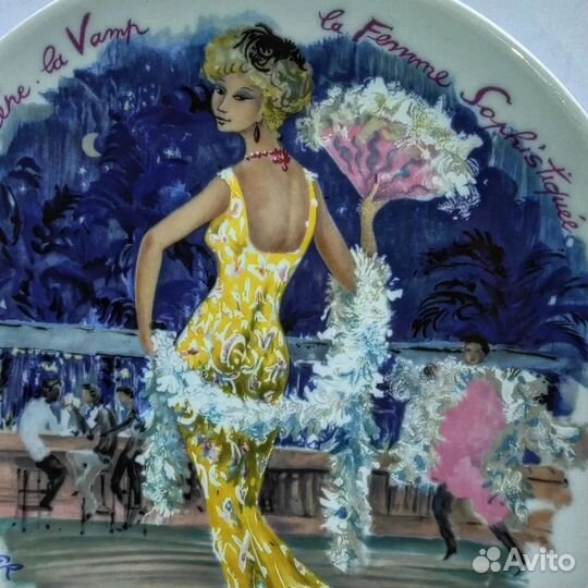 Коллекционная тарелка. Фарфор Лимож