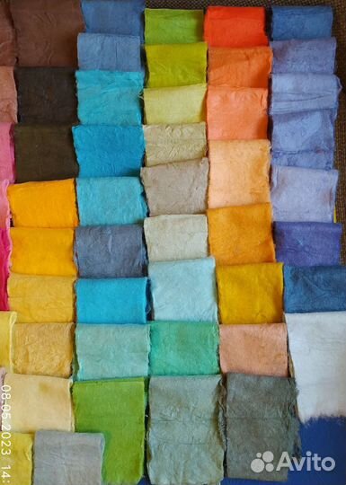 Вата окрашенная для изготовления игрушек, льняная