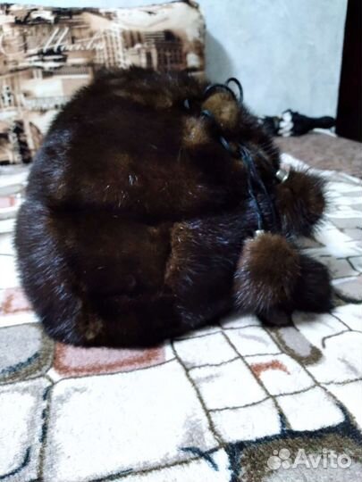 Шапка норковая женская