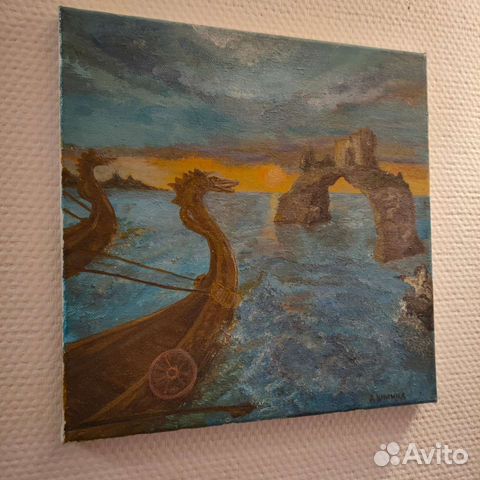 Картина холст масло 