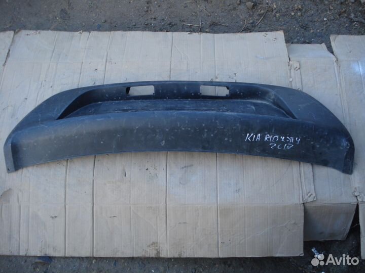 Накладка бампера заднего Kia Rio 4 (2017-нв)