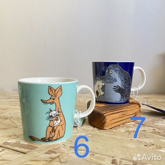 Кружки муми-тролли Arabia Finland Moomin новые