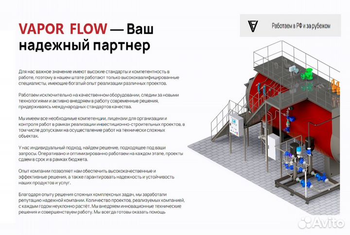 Паровой котел газовый водогрейный