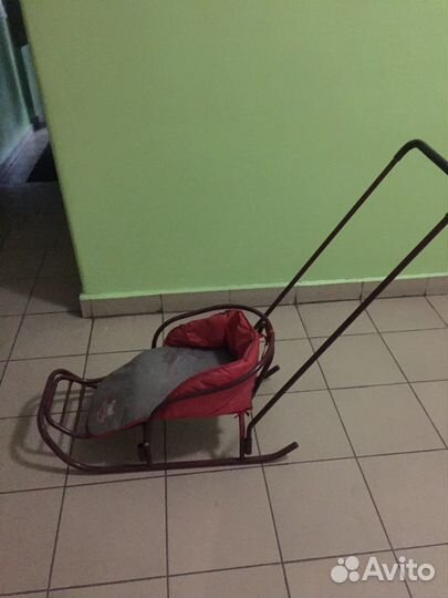 Детские зимние санки