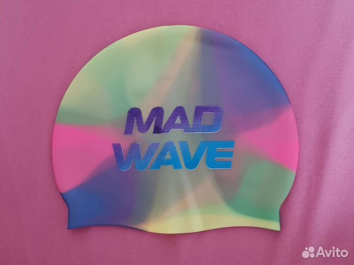 Шапочка для плавания mad wave