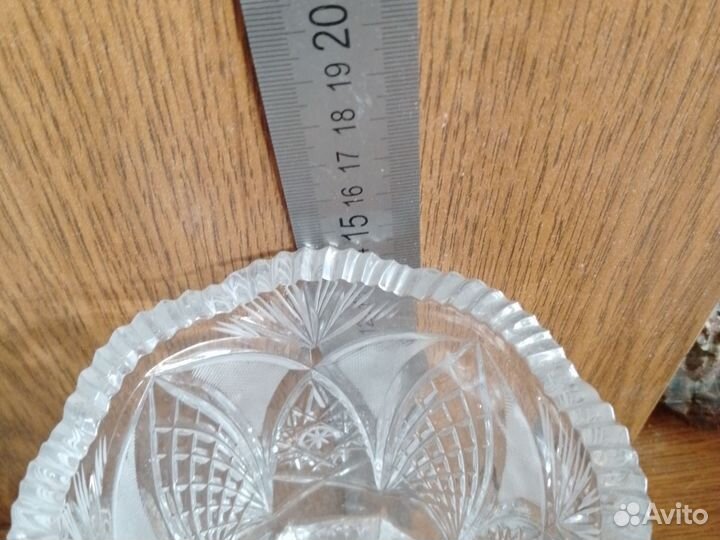 Вазочка для цветов хрусталь СССР