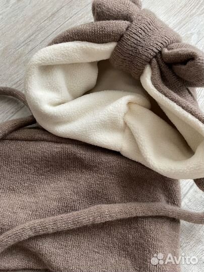 Шапка и снуд для девочки 40-42