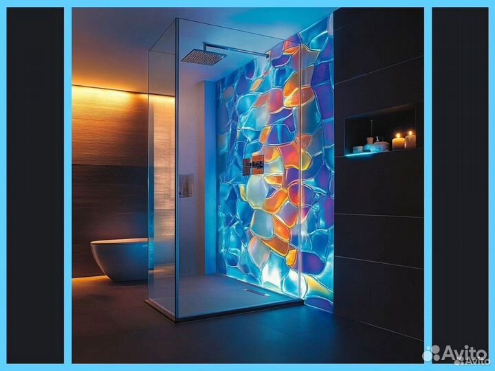 Душевые стеклянные ограждения с гарантией