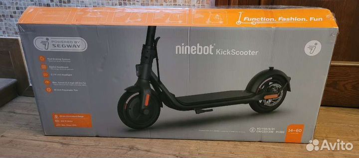 Электросамокат Ninebot KickScooter F30