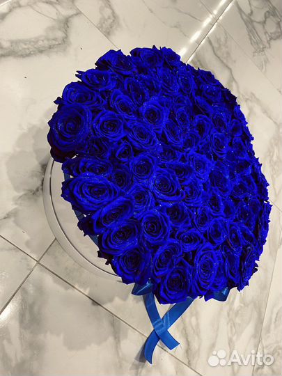 Синие розы голубые розы 101 роза 51 роза