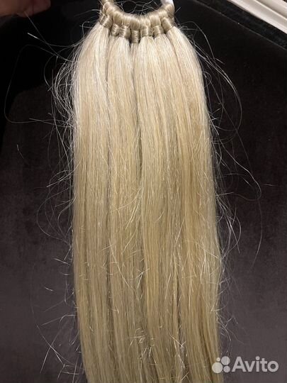 Хвост шиньон блонд новый