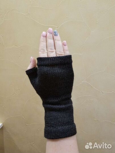 Митенки вязаные