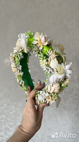 Ободок из цветов