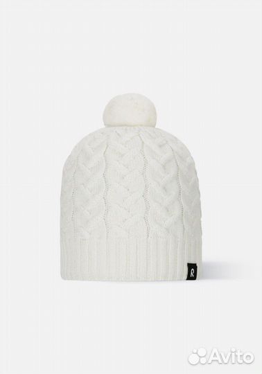 Шапка-бини Reima Talvinen Белая 48