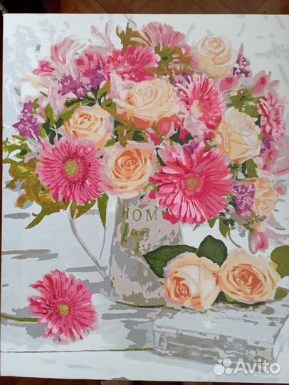 Картина по номерам готовая