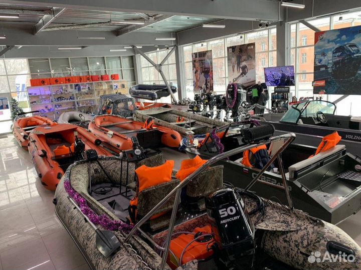 Водометная лодка пвх Solar-470 Super Jet tunnel