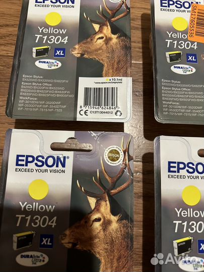 Картридж Epson T1304 (C13T13044010/C13T13044012)