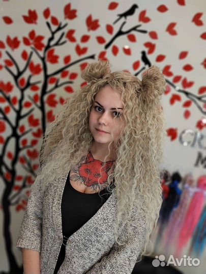 Афрокудри, афрохвост, афрокосички, афрорезинка