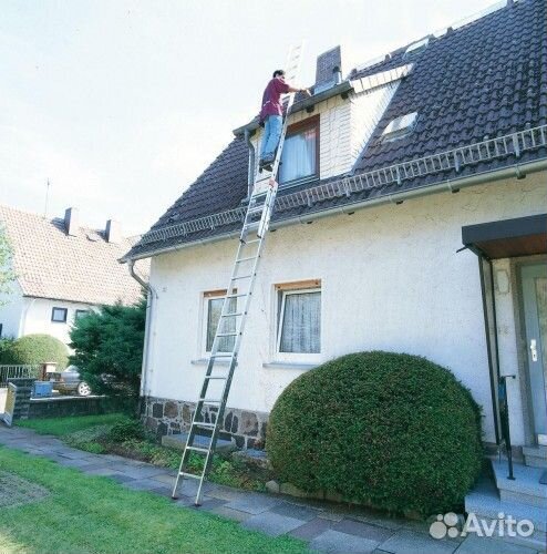 Лестница выдвижная двухсекционная krause monto fabilo 2х15 120939