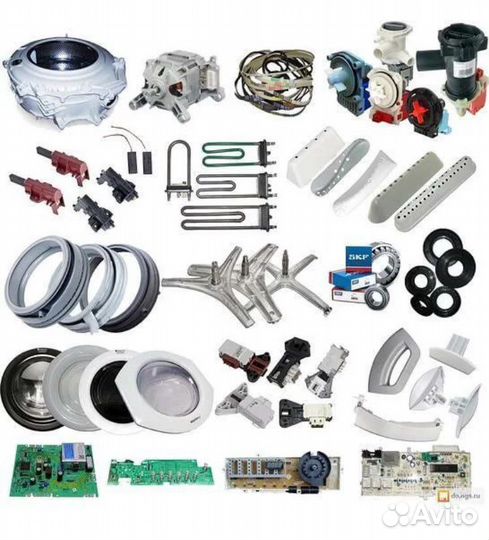 Запчасти на стиральные машинки