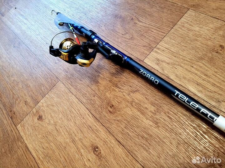 Телескопическая Укороченная удочка JinTai в сборе