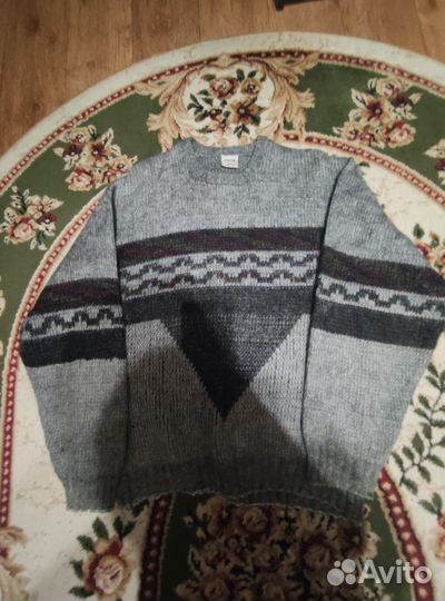 Винтажный шерстяной свитер